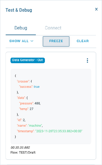 Crosser Flow Studio Remote Session Screenshot Example