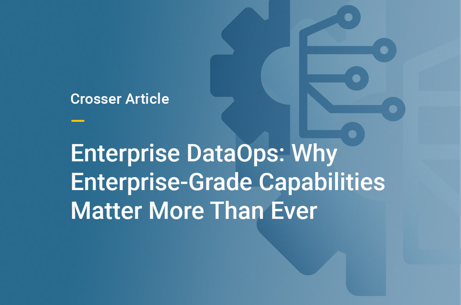 Intelligent Pipelines / ETL / iPaaS | Crosser