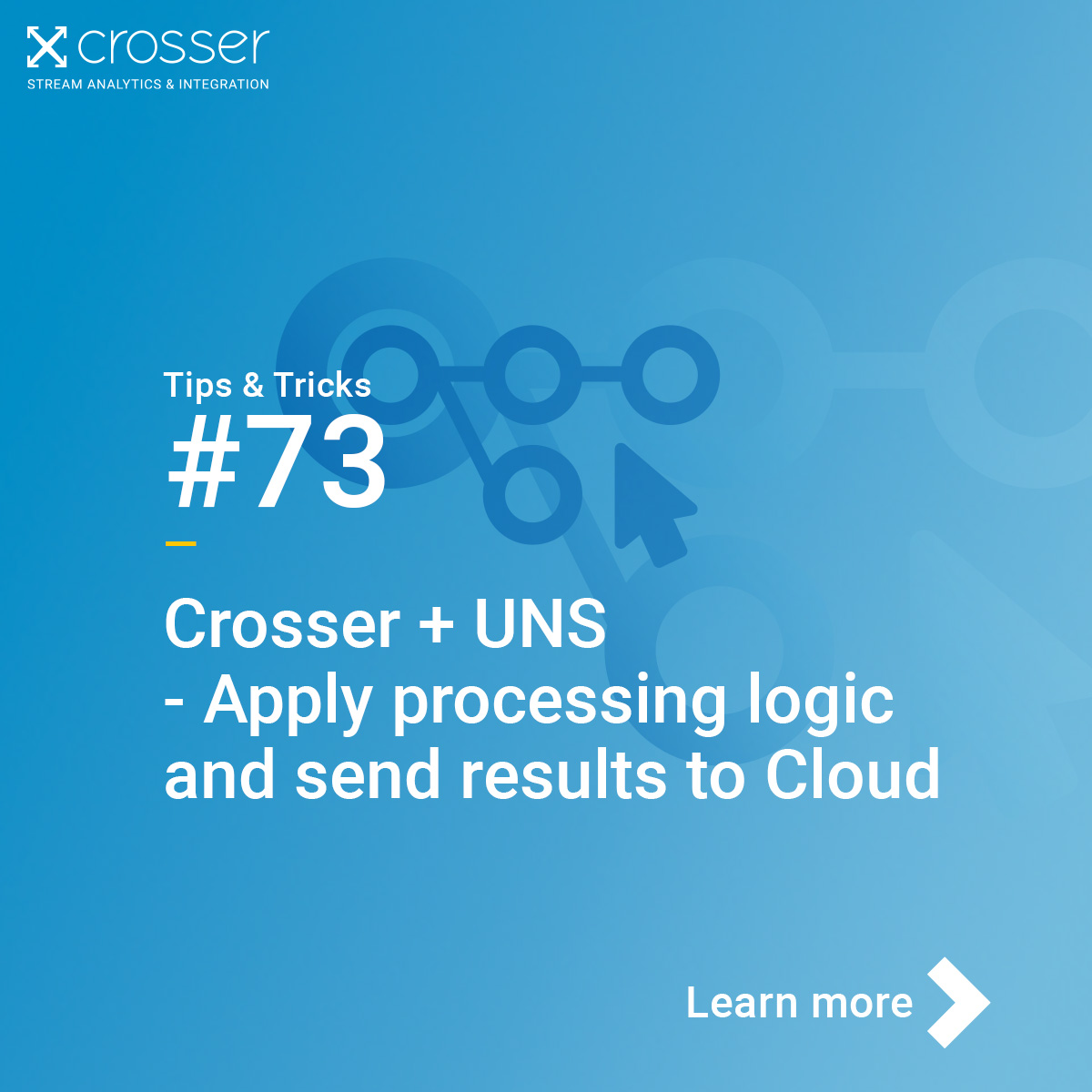 Apply processing logic and send results to Cloud | Crosser