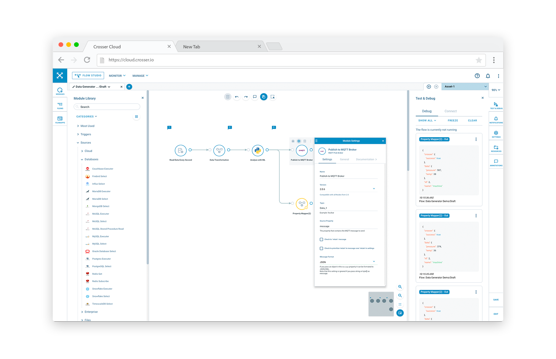 Crosser FlowStudio | Low-Code Development Tool