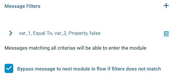 Crosser Example - Bypass filter